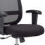 Chaise de bureau noire pivotante réglable