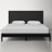 Tamita Leather Platform Bed-1806377550-1806377549