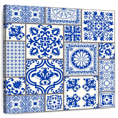 Carreaux de faïence bleue Kerner