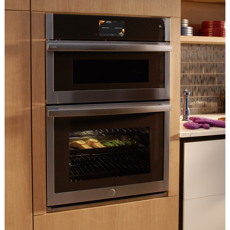 GE Profile 30 In. Combination Double Wall Oven With Convection, Air Fry, Steam, Sous Vide, And Advantium Technology