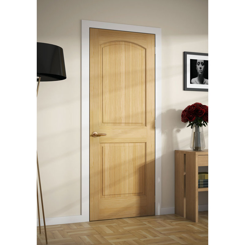 Porte de colonial à dalles en bois massif fabriqué à panneau massif, 32 po x 80 po