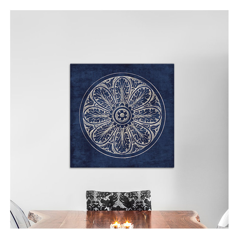 « rosette viii », reproduction, H 26 po x l 26 po x p 1,5 po, Toile