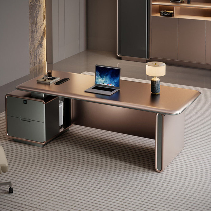 78.74"Simple and modern rectangular executive desk, 29.92" H x78.74" W x 31.5" D