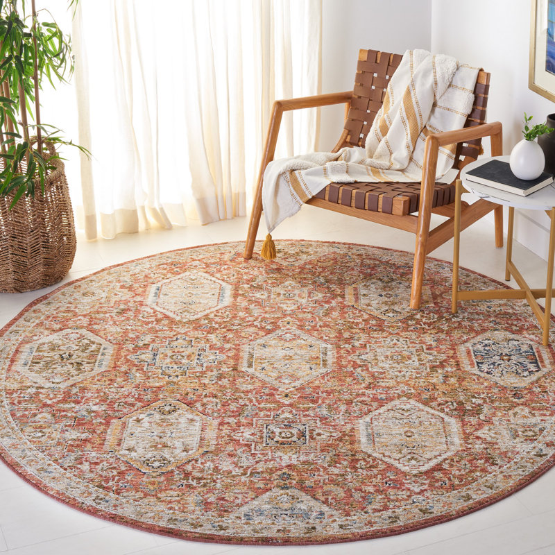 Silverado Performance Oriental Rug, Round 6'4"