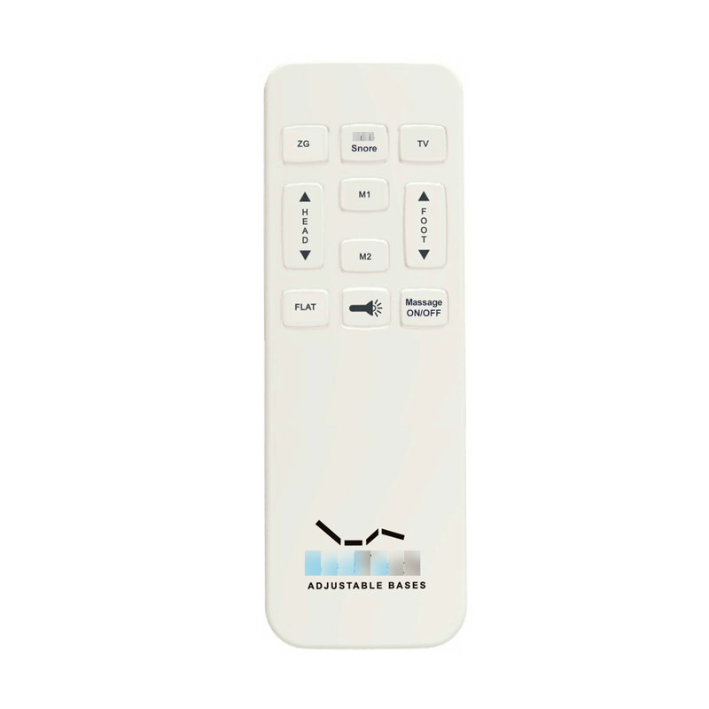 Bt2500 Twin Adjustable Bed - Full Positions Adjustable, Wireless Remote Control, Programmable Memory, Head And Foot 850 Lbs Capacity, Blue+Grey Position Remote, Color