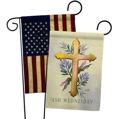 Double Sided 18.5'' H x 13'' W Polyester Garden Flag