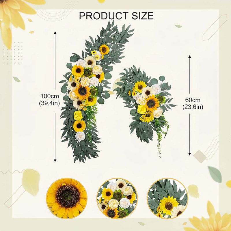 Bouquet de mariage, Jaune