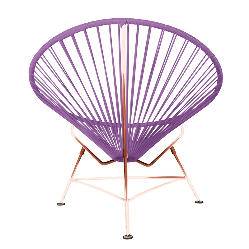 Innit Indoor Handmade Lounge Chair, Orchid/Copper