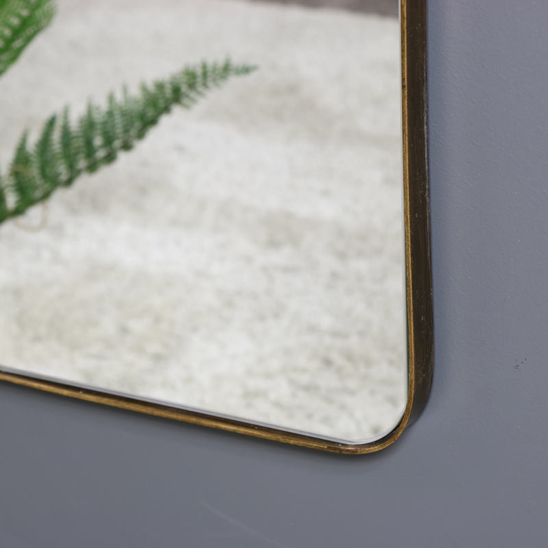 Bellmead Metal Wall Mirror, Gold