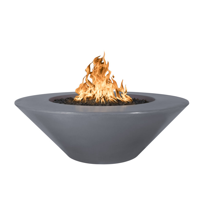 Cazo Concrete Fire Pit, Gray, Propane