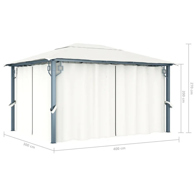 Morella 3m x 4m Steel Pop-Up Gazebo