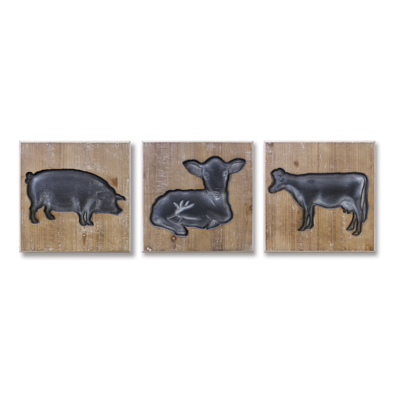 Plaque de ferme (ensemble de 3)