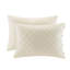 4 Piece King Bedspread , Cotton, Khaki With Reversible Pattern & Thin Filling Cotton For King, Pieced Edge Easy Maintenance-118742634