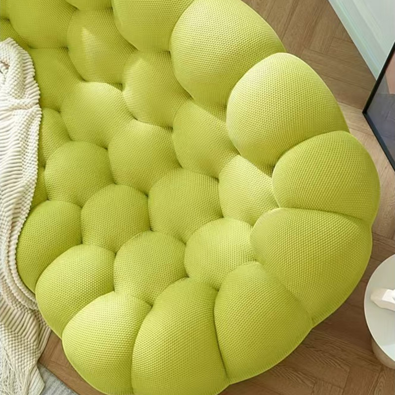 Modern Simple Curved Green Sofa