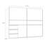 Tamjeed 2 Door Manufactured Wood Wardrobe