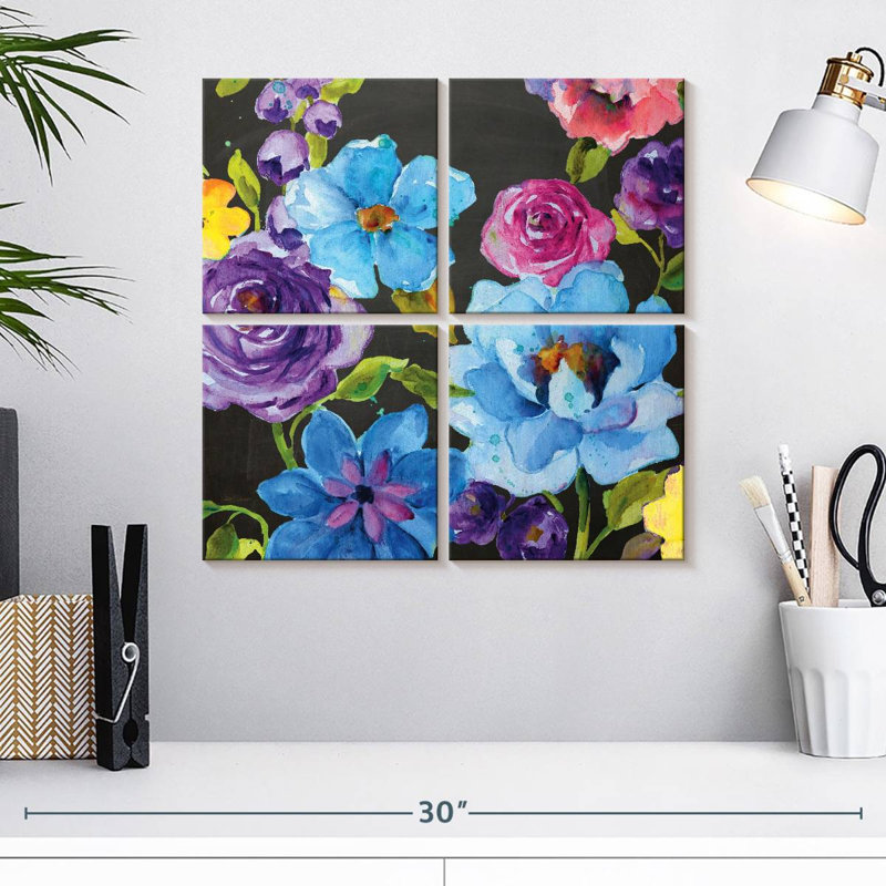 Mélange de fleurs Harnek Chalk, H 18 po x l 18 po