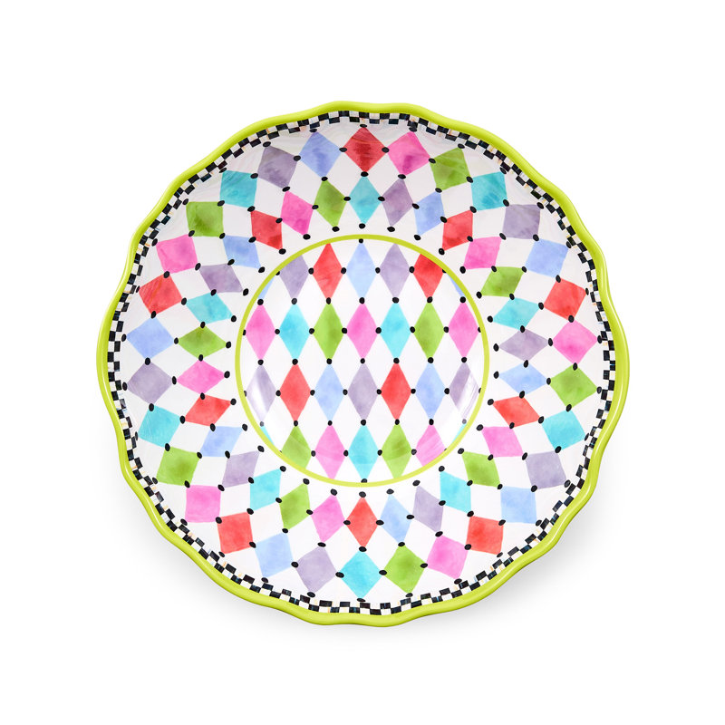 Palm Springs Melamine Serving Bowl