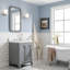 Queen 24" Single Bathroom Vanity Set with Mirror-1172789666
