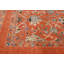 Tapis oriental moderne unique orange 4 x 6 One-of-a-Kind