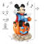 12,4 "H Mickey Vampire sur citrouille-lanterne-132615394