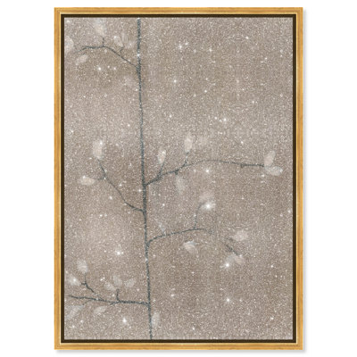 Blossoming Twig II Canvas Floral & Botanical Print by Oliver Gal, Black Frame, 10 x 15