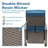 Adjustable Outdoor Recliner Chair With Built-In Table And Weather-Resistant Wicker-1040876946-1040876949