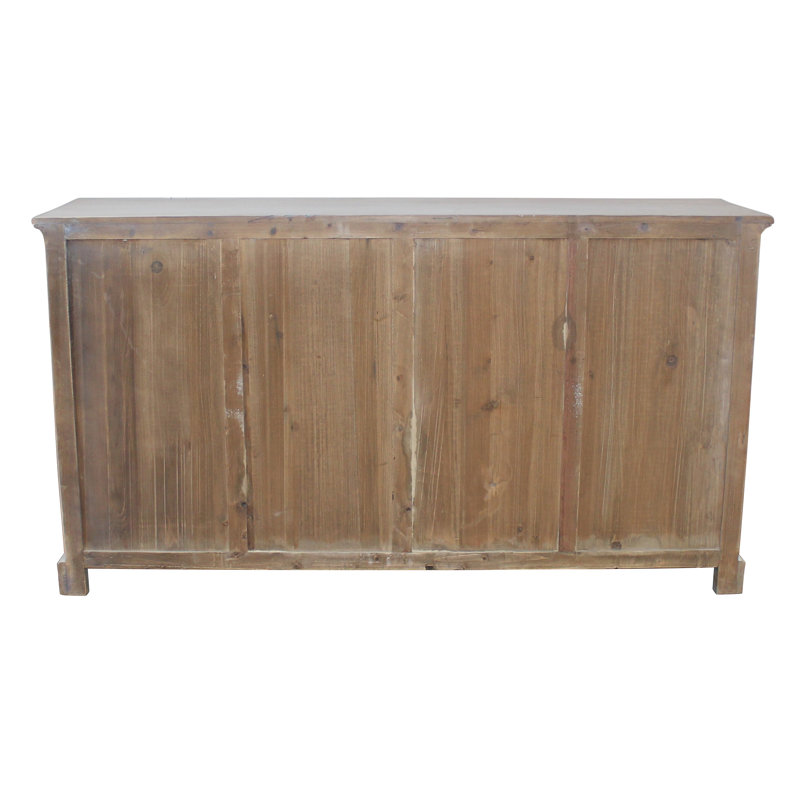 Jessenia 75'' Solid Wood Sideboard, Sand