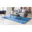 Tapis contemporain Gwin couleur ciel-1029787350