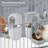 Hanging Cage Automatic Small Pet Food Dispenser-105229244