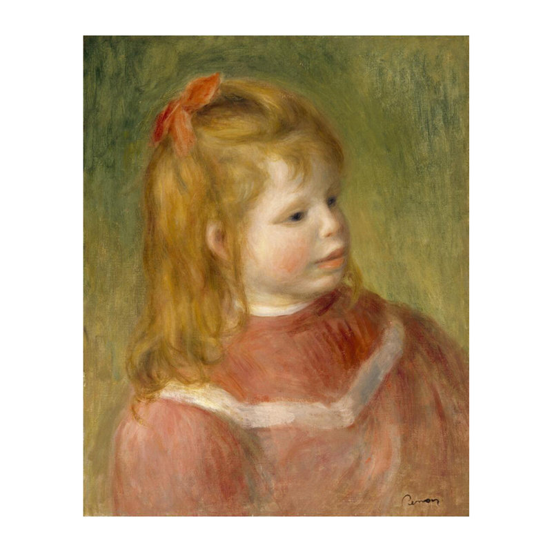 Portrait de Jean par Pierre-Auguste Renoir - Impression giclée, H 20 po x l 16 po