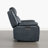 Zero Wall Genuine Leather Power Recliner With Power Headrest-2126417774