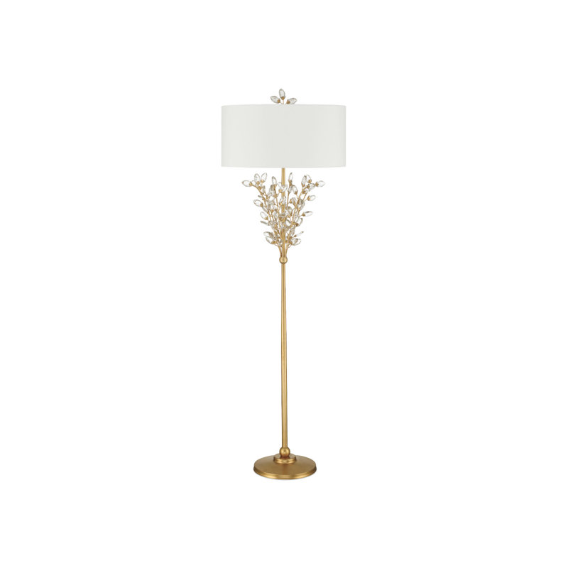 Forget-Me-Not Floor Lamp, Gold