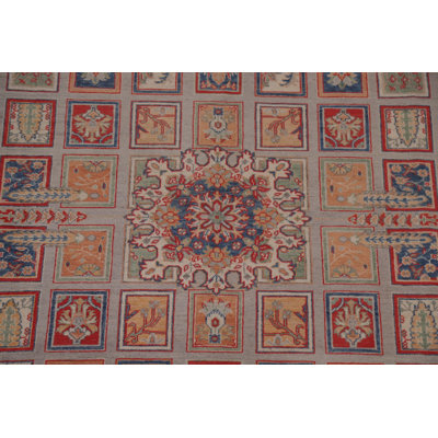 Garden Design Kazak Oriental Area Rug 10