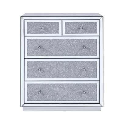 Commode décorative 5 tiroirs Alican