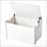 Banc de rangement pour enfants, coffre à jouets en bois avec dossier, grande armoire de rangement avec charnière de sécurité, banc de rangement pour tout-petits pour salle de jeux, salon ou entrée, 23,5 po x 14,5 po x 21,46 po