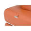 Cuir brun clair avec rembourrage en mousse haute, pieds en acier inoxydable, bois franc séché au four, cuir, structure en bois massif à 3 couches