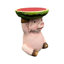 Tables de bout mignonnes cochon, plateau en résine de 13,39 pouces, décor de maison de campagne