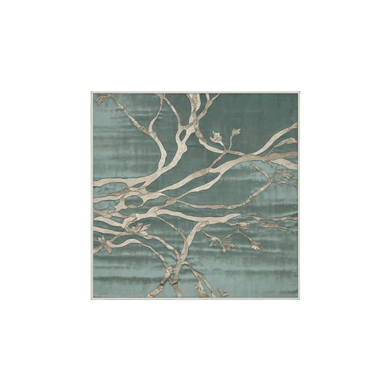 Machine Washable Green Area Rug, Square 8'
