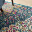 Tapis oriental bleu / rose Verda-767063124