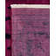 Tapis noir / mauve unique 9 pi 2 po x 12 pi 1 po Daliborka