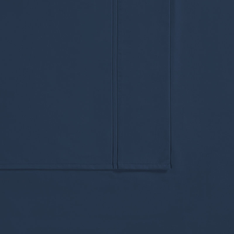 Simmons Essential Microfiber Brushed Sheet Set, Blue, Standard