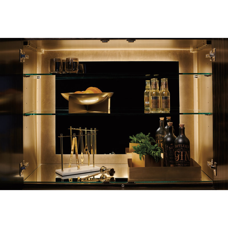 Modern Edge Bar Cabinet