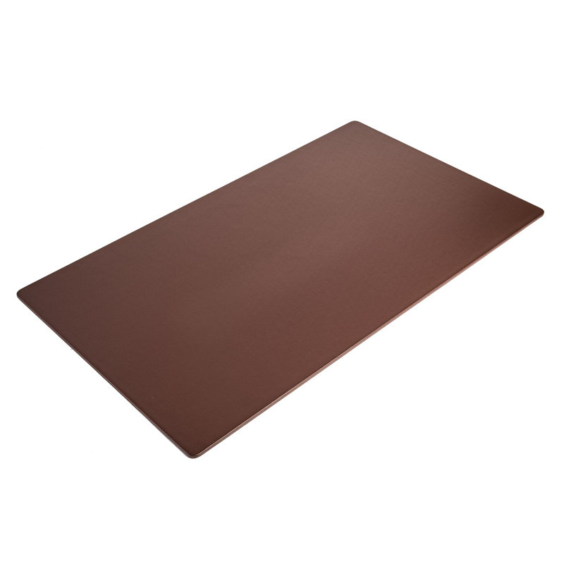Tapis de bureau en similicuir Keasler, H 0,25 po x l 20 po x P 34 po
