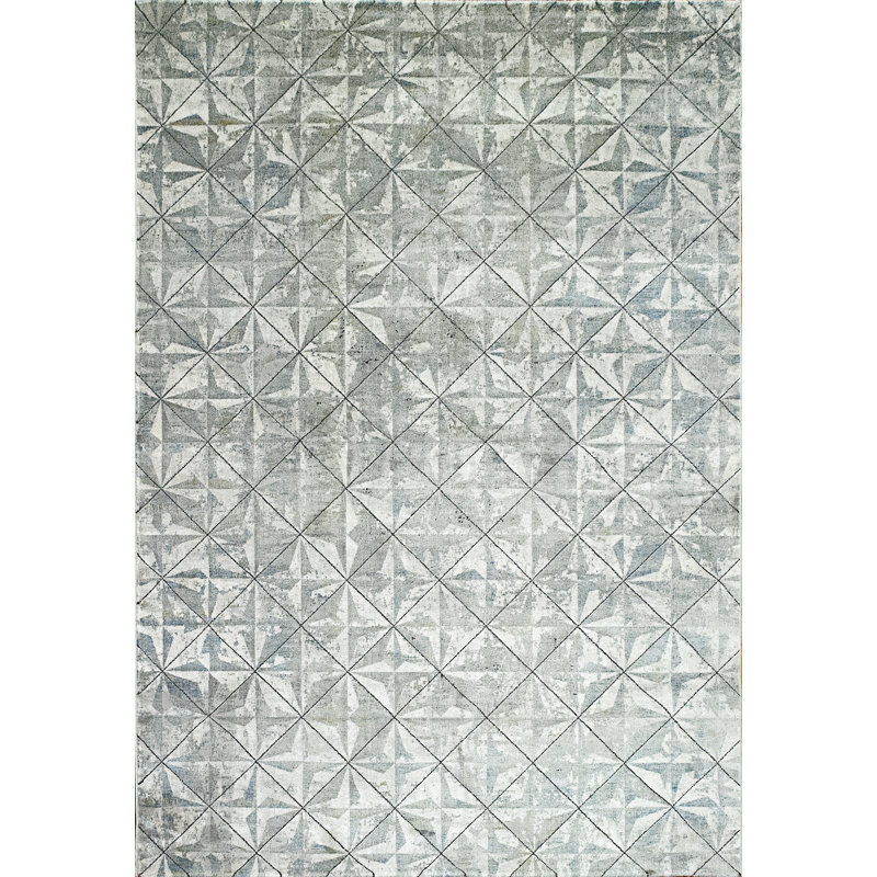 Elick Geometric Indoor Rug, Rectangle 5'3" x 7'7"
