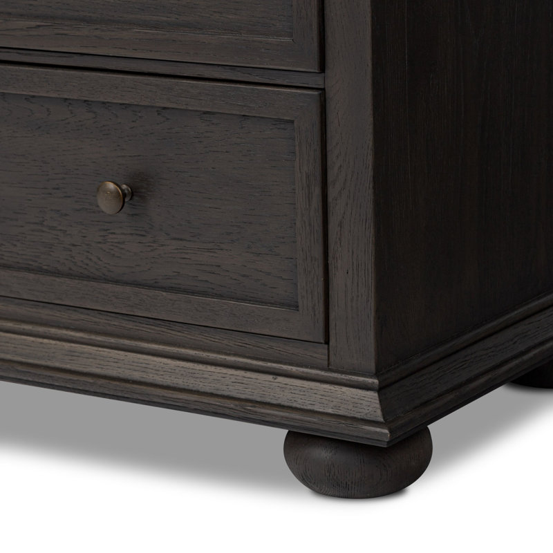 Geoffrey Wide Dresser, Smoked Black