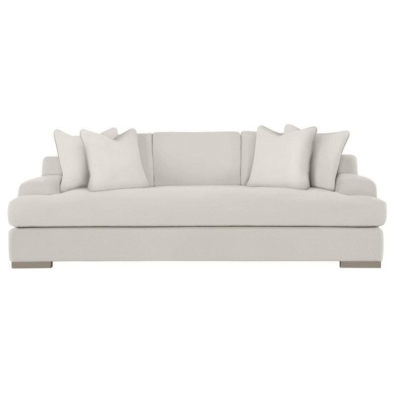 Andie Fabric Sofa, White 5555-000, Blanca