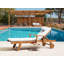 Sun Lounger Pad Cushion TOSCANA/JAVA/AMANTEA PREMIUM 189 x 58 cm Off-White