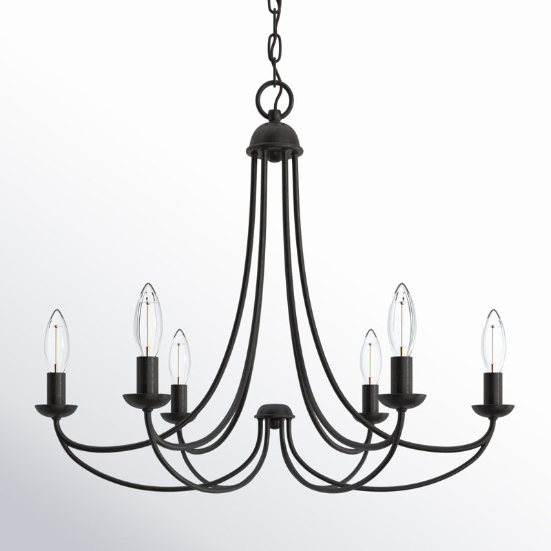 Classic / Traditional Chandelier, 6 Light
