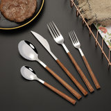 Ebern Designs Chenia Stainless Steel Flatware Set