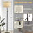 Marble Floor Lamp, Adjustable Height Standing Lamp With Marble Base Tall Lamp With Pull Chain Switch Floor Lamps For Living Room, Bedroom & Office Bulbs Not Included(Gold)-1069466099
